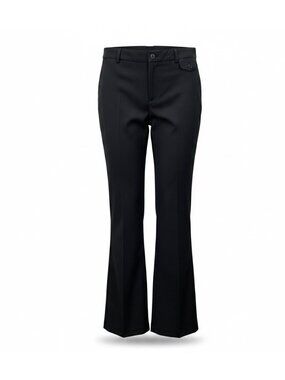 A Pea In The Pod Womens Black Stretch Maternity Flare Dress Pants Size L